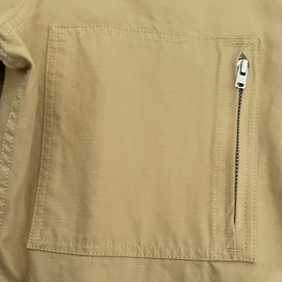 Outerknown Long Sleeve Zip Utility Station Jumpsuit Organic Cotton/Linen NWT - Picture 10 of 11